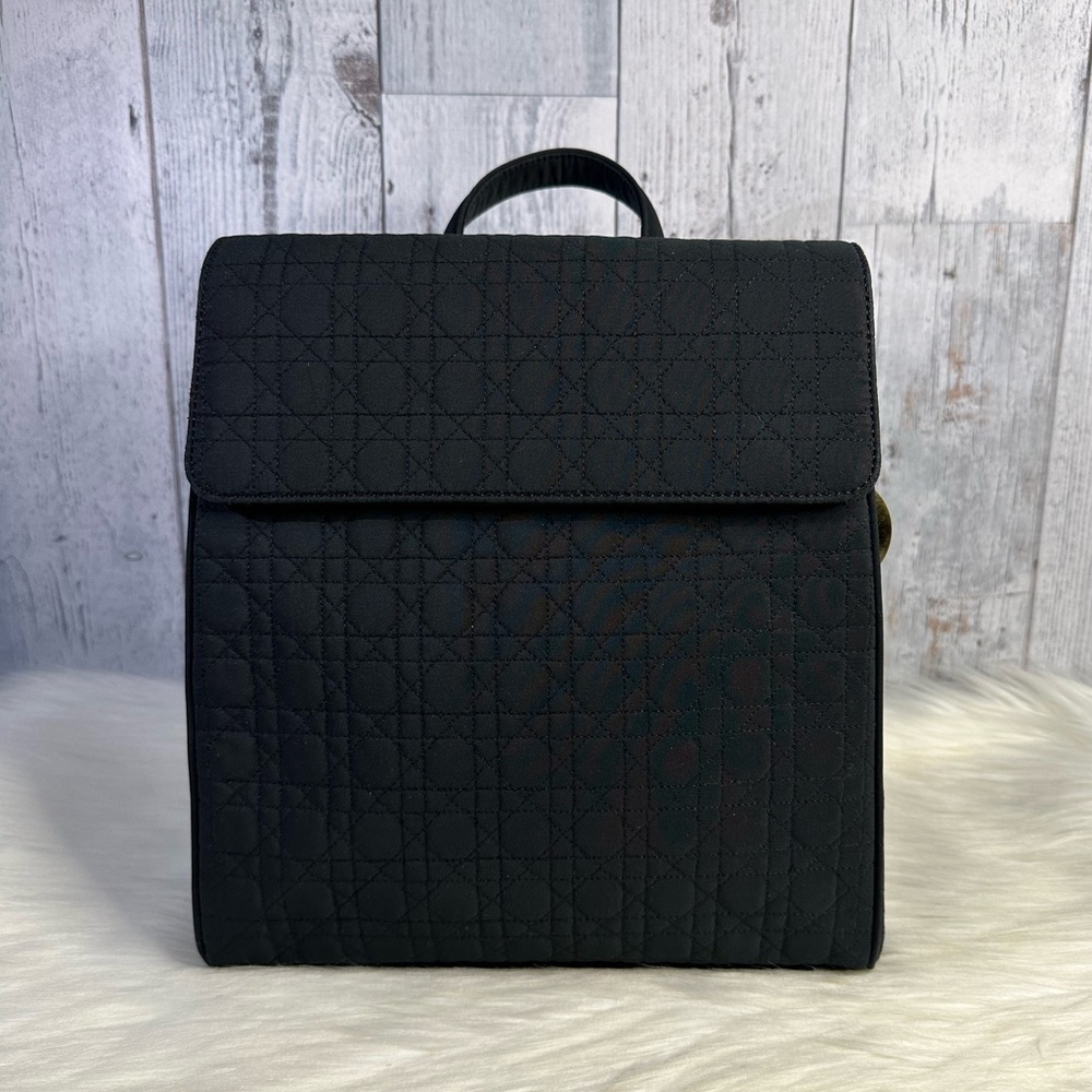 DIOR cannage backpack in black